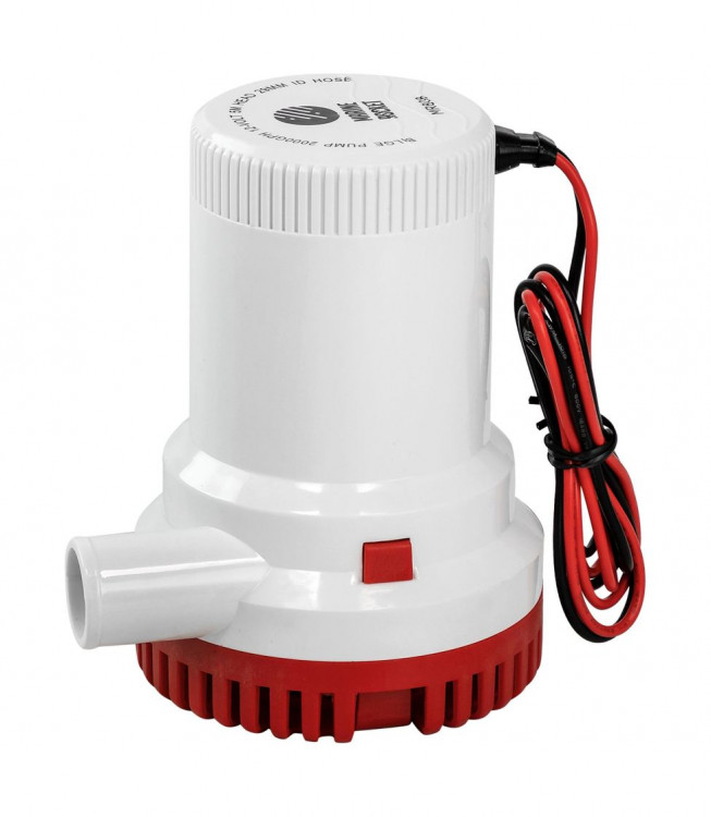 Помпа осушительная Marine Rocket,  2000GPH (7570 л/ч), 24 В, арт. MR808-2000-24,          MARINE ROCKET 