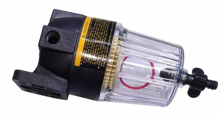 Фильтр топливный с отстойником с фильтрующим элементом 10 мк, аналог UF20K, арт. OM325,          OMAX 