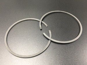 Кольца поршневые, Комплект нижних колец на 2 поршня Tohatsu M40C (361-00014-0;361-87124-0) (0.50mm)