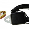 GPS-спидометр аналоговый 0-60 узлов, черный циферблат, нержавеющий ободок, выносная антенна, д. 85 мм 