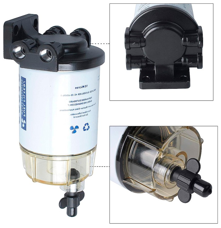 Топливный фильтр-сепаратор, 10 микрон, арт. 10268776,          Китай 