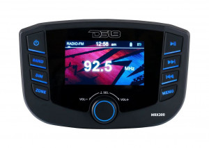 Морская магнитола MRX300, 3 зоны , DS18