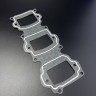 Прокладка впускного коллектора Yamaha 60-70 6H3-13622-A1-00 (Yamaha), арт. 6H3-13622-A1,  