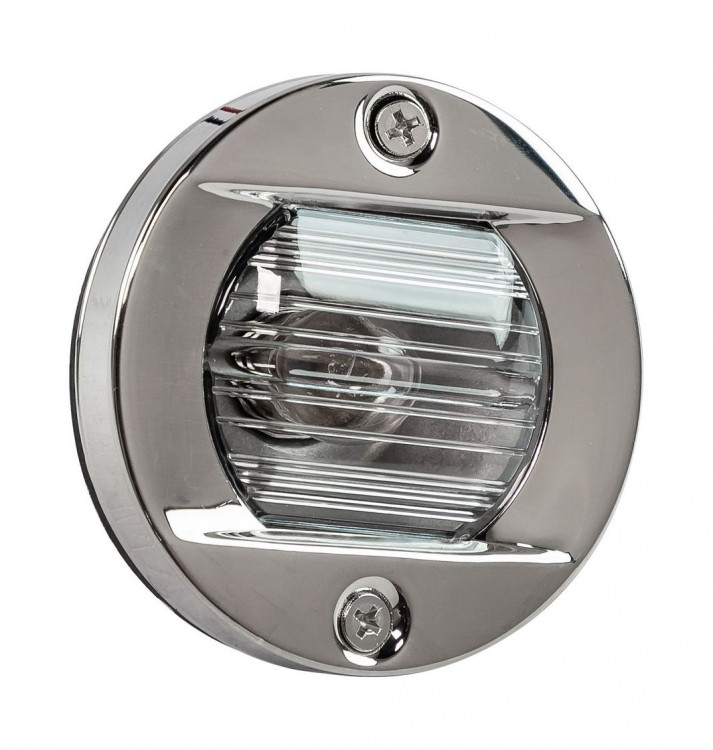 Огонь кормовой круглый, нержавеющая сталь, арт. 00144-WH,          AAA 