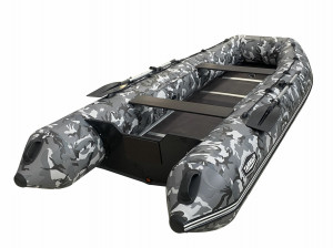 Надувная лодка ПВХ Таймыр 360 Lux, камуфляж серый, SibRiver