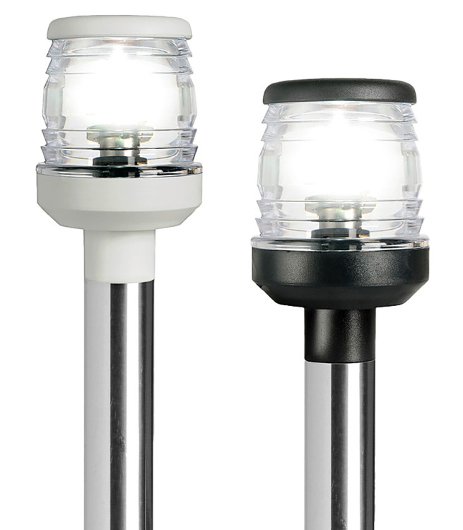 Клотиковый огонь на съемной стойке 600 мм, бел пл, арт. 10237446,          Osculati 