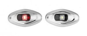 Огни ходовые светодиодные комплект, нержавеющая сталь, SeaFlo