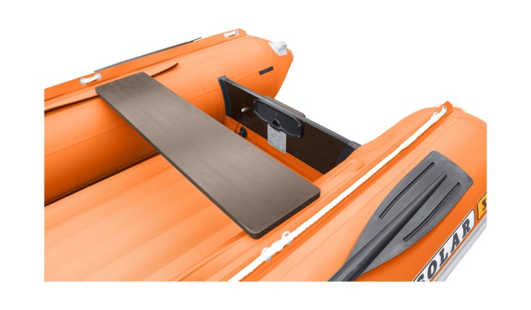 Надувная лодка ПВХ, SOLAR-380 К (Максима), красный, арт. SLR380k_max_red,          Solar 