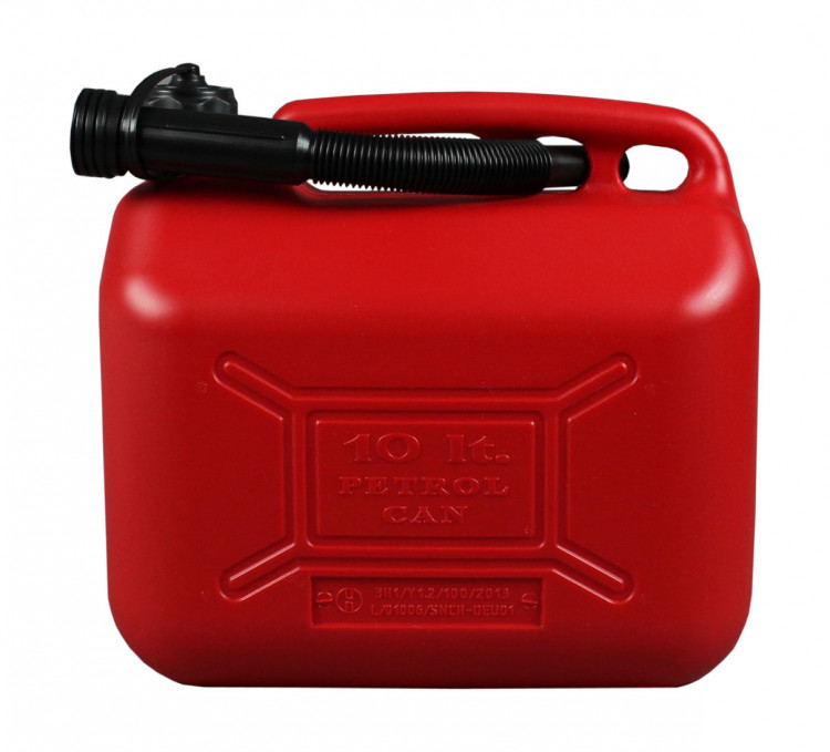 Канистра для ГСМ пластиковая, 10 л, арт. SE4507,          CAN-SB 