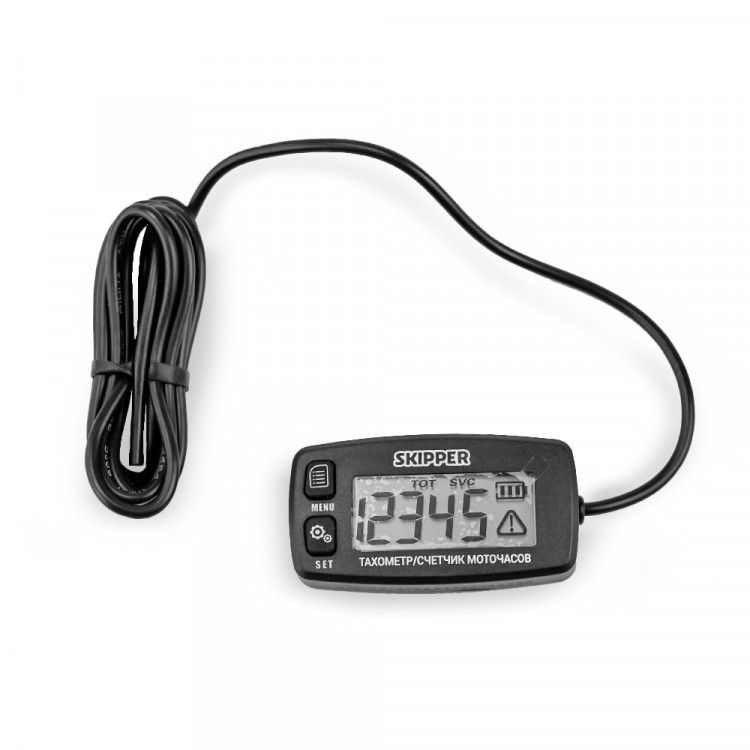Тахометр со счетчиком моточасов, арт. SK-HM032A-ts,          Skipper 