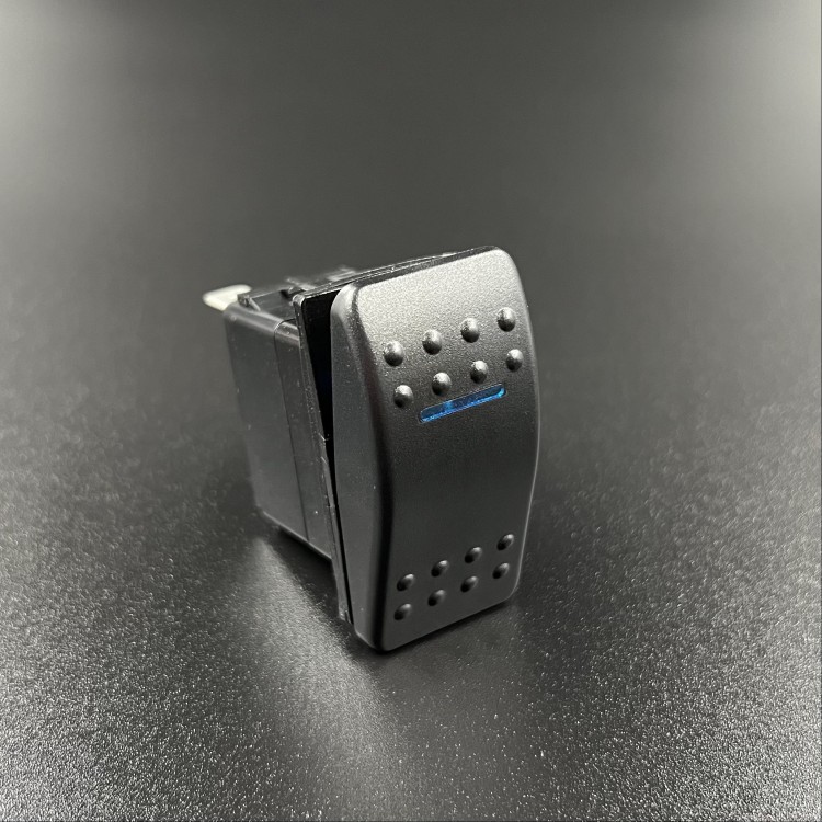 Тумблер вкл/выкл (индик. синий) 3 пин Sunfine, арт. SF50706-1-3P-A2BB,          SUNFINE 