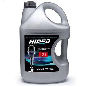 Масло 2-тактное HIDEA 2T NMMA TC-W3, 3 литра