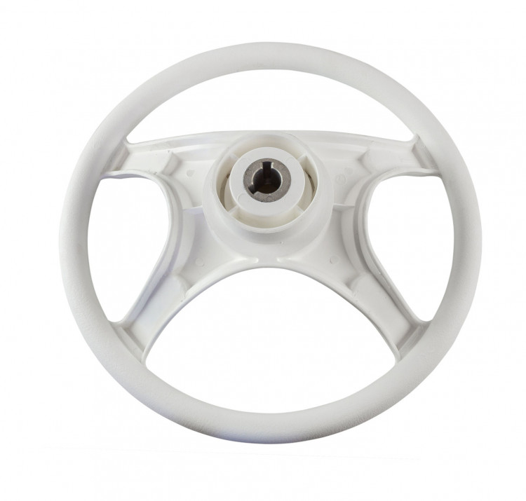 Рулевое колесо LAGUNA белый обод и спицы д. 335 мм, арт. VN8004-08,          Volanti Luisi 