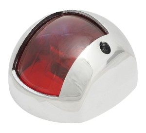 Бортовой огонь "COMPACT12", красный, нерж. 80 мм