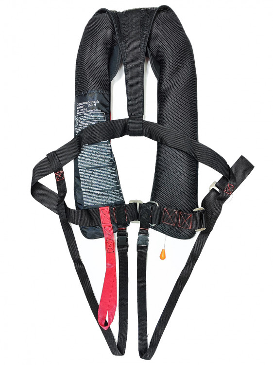 Жилет надувной автоматический, 150 N, красный, арт. 10268831,          Мореман 