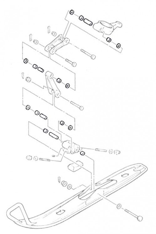 Ремкомплект передней подвески Yamaha 08-4300, арт. 08-4300,          SPI 