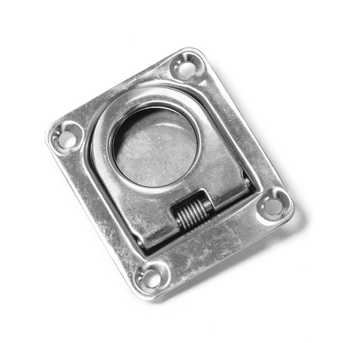 Ручка потайная SUNFINE 44х38мм, нержавеющая сталь, арт. SF31100-3,          SUNFINE MARINE 