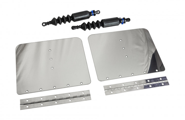 Комплект транцевых плит, размер 9"х8", Nauticus, арт. ST980-40,          Nauticus 