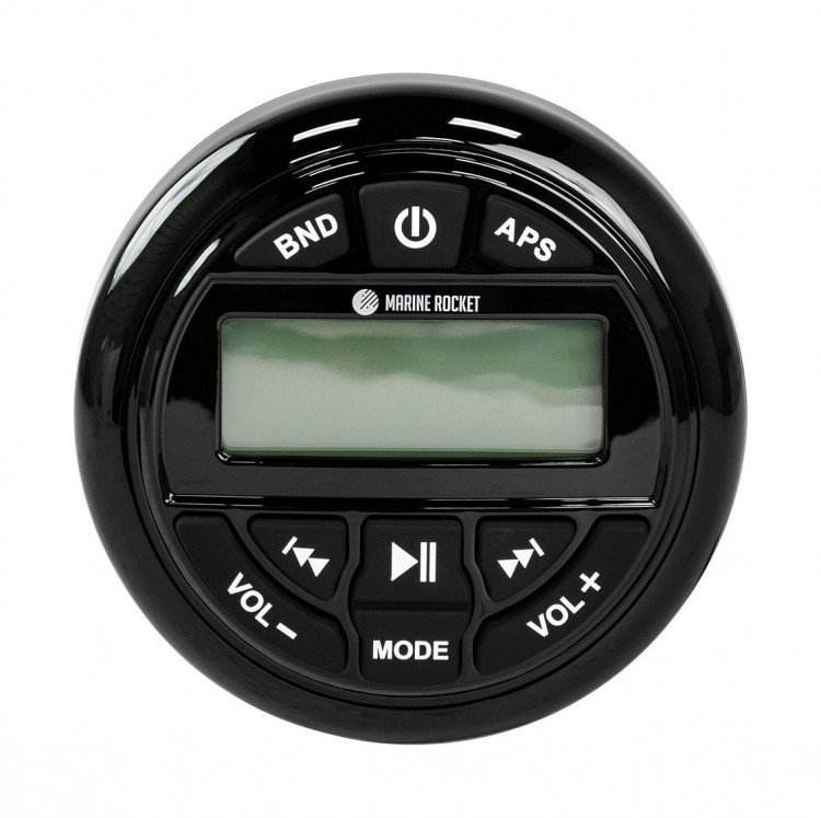Морская магнитола MRH-833, черный ободок, арт. MRH833B,          MARINE ROCKET 