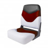 Сиденье мягкое складное Premium High Back Boat Seat, бело-красное, арт. 75128WRC, Newstarmarine Сиденье мягкое складное Premium High Back Boat Seat, бело-красное, арт. 75128WRC, Newstarmarine