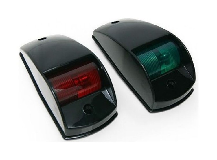 Огни ходовые 60х135 мм, черный корпус, арт. C91001,          Easterner 