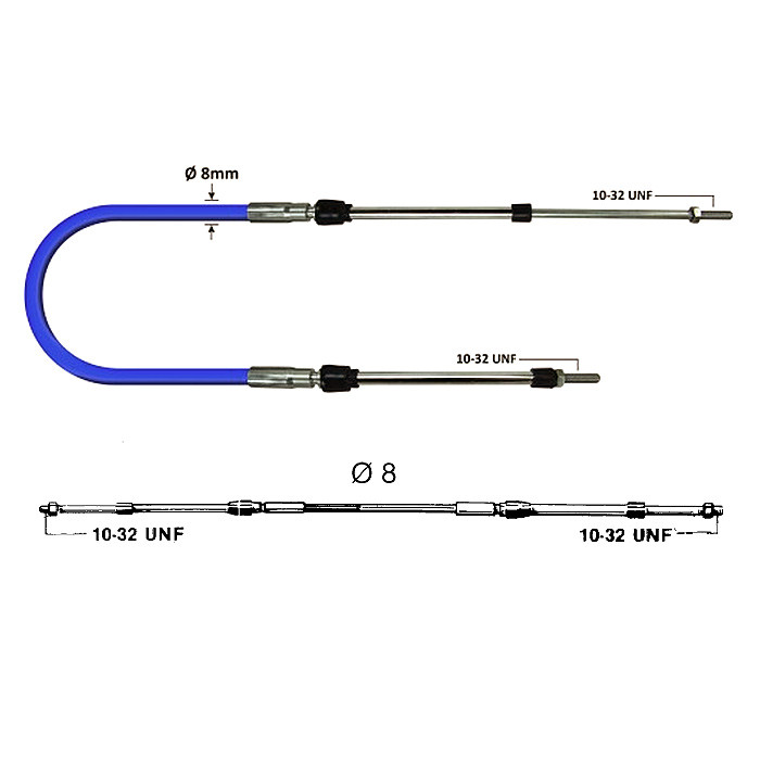 Трос управления MachZero 19", арт. MachZero 19",          Ultraflex 