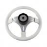 Колесо рулевое MANTA 355 мм, обод белый, спицы черные, VN70551-08-ts, арт. VN70551-08-ts, Volanti Luisi Колесо рулевое MANTA 355 мм, обод белый, спицы черные, VN70551-08-ts, арт. VN70551-08-ts, Volanti Luisi