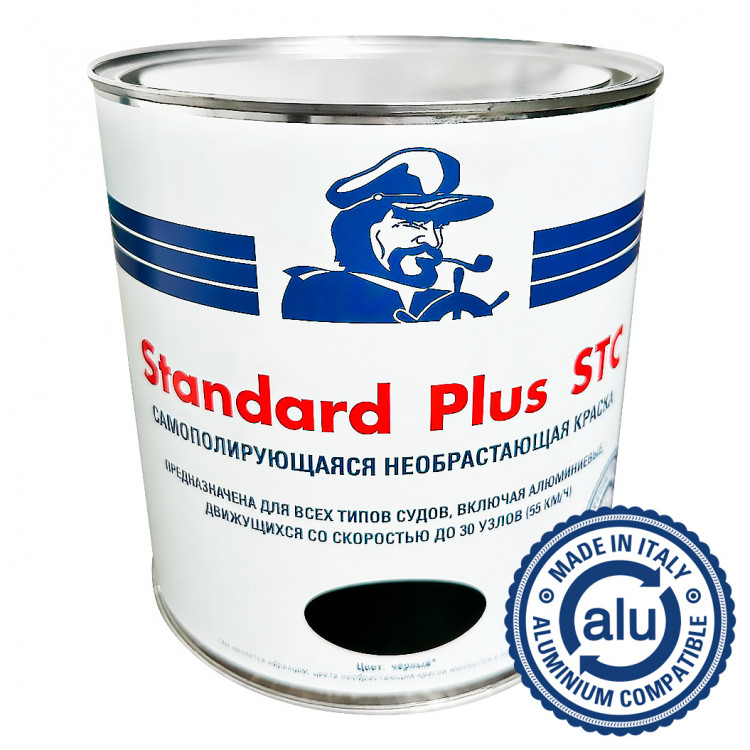 Необрастающая краска Standard Plus STC черная, 2,5 л, арт. 10270060,          Мореман 