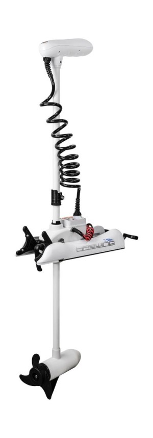 Троллинговый электромотор Haswing Cayman B 55 lbs/152 см/12v/GPS (электроякорь), белый