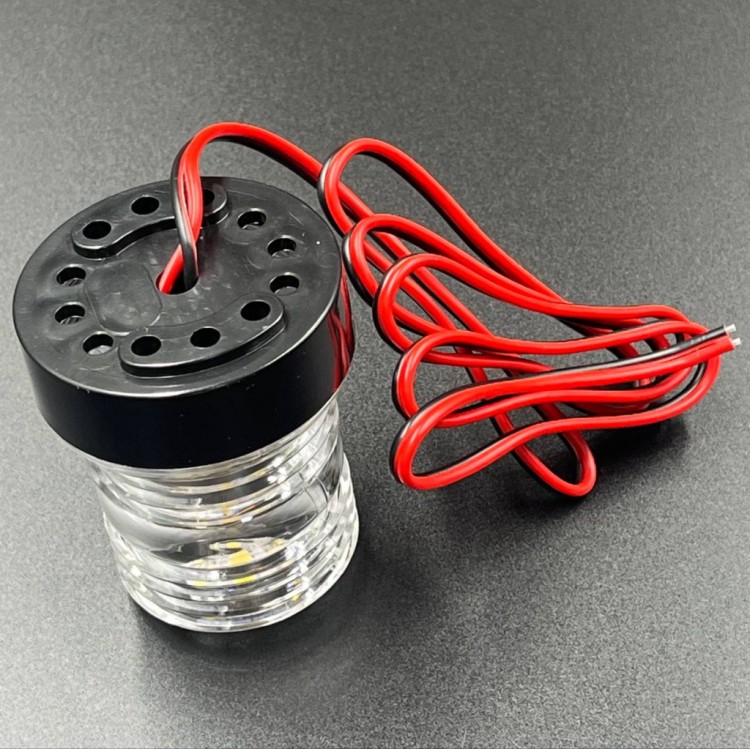 Огонь топовый LED(белый)(54x72мм) (Sunfine), арт. SF40445-W,          SUNFINE 