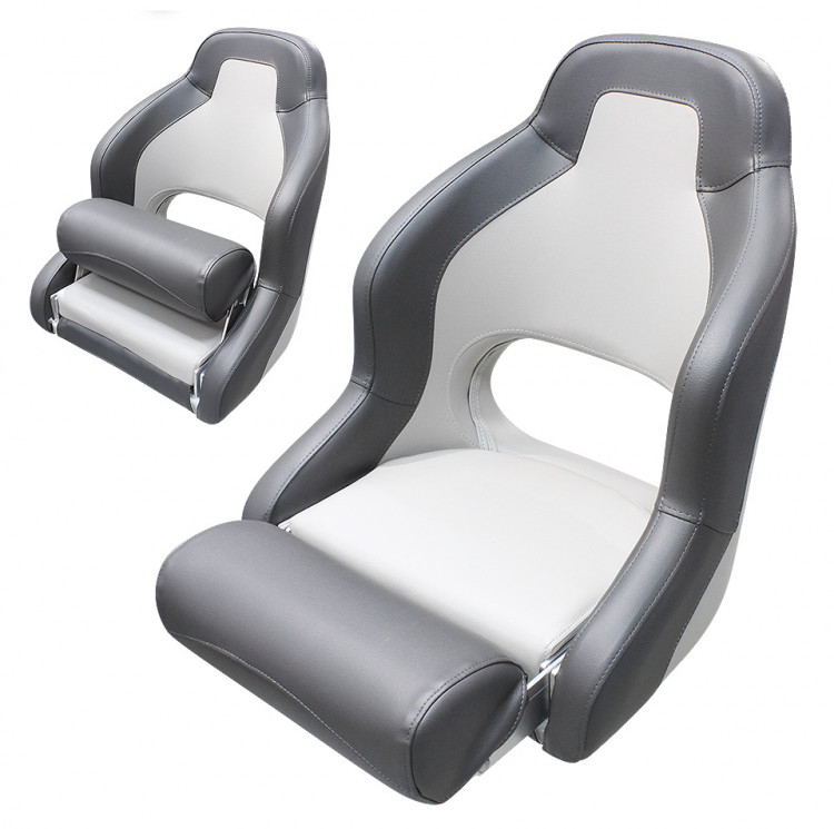 Кресло с болстером, светло-серый + темно-серый, арт. 10251858,  