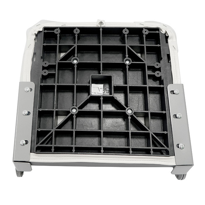 Сиденье мягкое складное Premium High Back Boat Seat, бело-серое, арт. 75128WGC,          Newstarmarine 