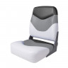 Сиденье мягкое складное Premium High Back Boat Seat, бело-серое, арт. 75128WGC, Newstarmarine Сиденье мягкое складное Premium High Back Boat Seat, бело-серое, арт. 75128WGC, Newstarmarine