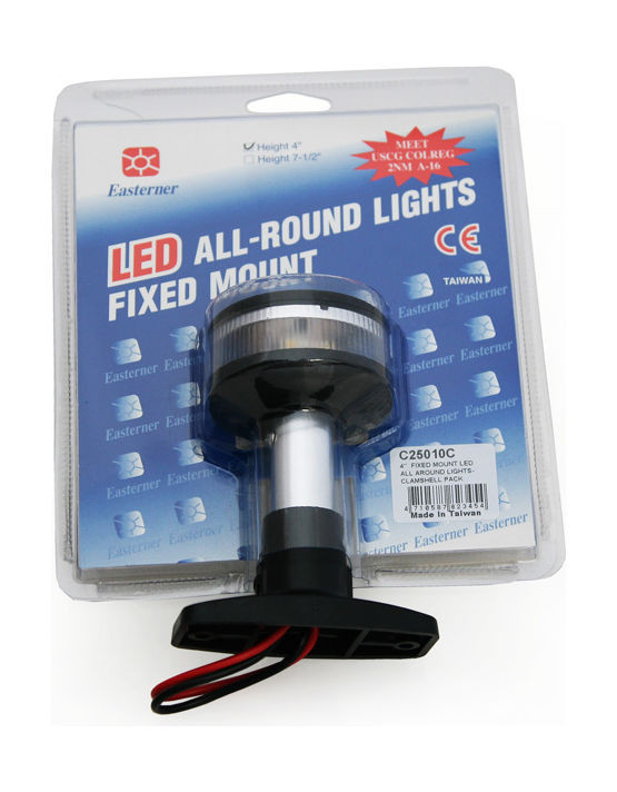 Огонь топовый на стойке 4", светодиодный, арт. C25010C1,          Easterner  Огонь топовый на стойке 4", светодиодный, арт. C25010C1,          Easterner