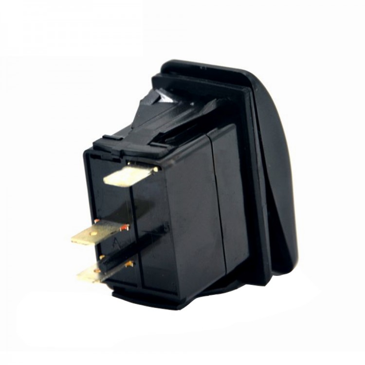 Переключатель двухпозиционный  ON-OFF 12В/20А с подсветкой, 5p,  SK-A12315AR-ts, арт. SK-A12315AR-ts,          Skipper 