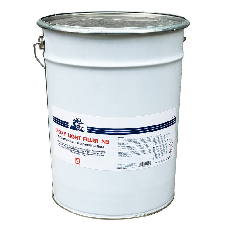 Легкая двухкомпонентная эпоксидная  шпаклевка Мореман Epoxy Light Filler NS 40 л (А+В), арт. 10270358,          Мореман 