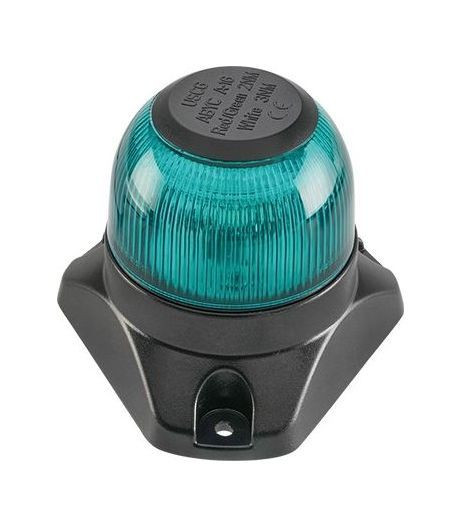 Огонь ходовой, свет зелёный, 10-30 В, SeaFlo, арт. SFNL073GB01,          SeaFlo 