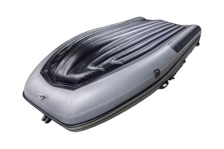Надувная лодка ПВХ, SOLAR-380 К Caravan, серый, арт. SLR380k_car_grey,          Solar 