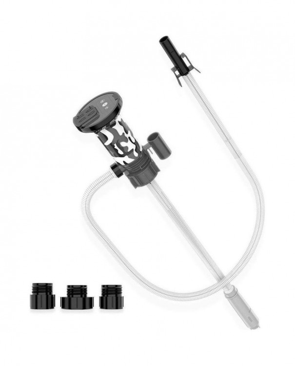 Насос электрический для перекачки топлива на батарейках 130см с автоотключением, арт. HP08MR,          MARINE ROCKET 