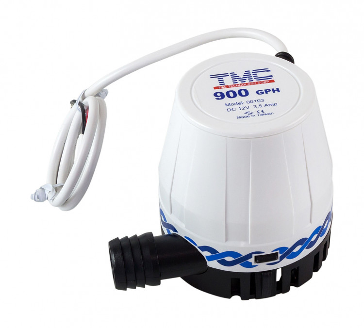 Помпа осушительная, 12 В, 900GPH (3406.5 л/ч), арт. 1003712,          TMC  Помпа осушительная, 12 В, 900GPH (3406.5 л/ч), арт. 1003712,          TMC