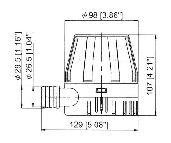 Помпа осушительная, 12 В, 900GPH (3406.5 л/ч), арт. 1003712,          TMC  Помпа осушительная, 12 В, 900GPH (3406.5 л/ч), арт. 1003712,          TMC