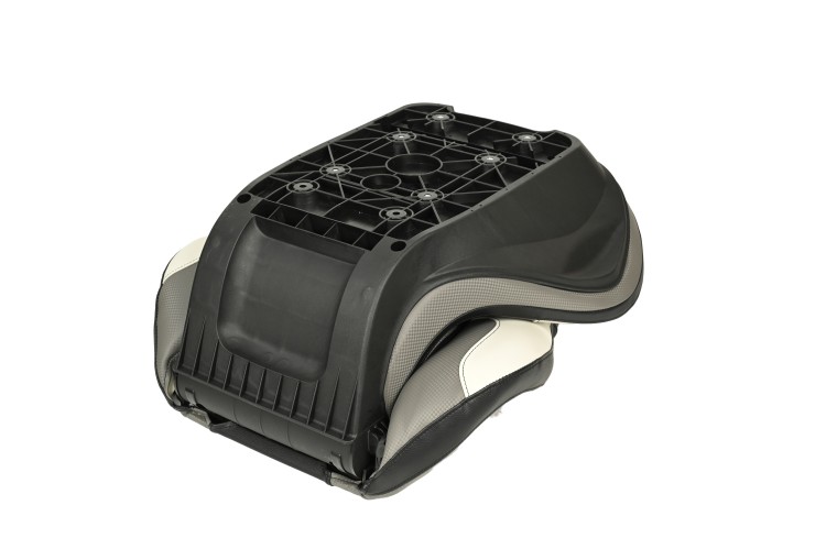 Судовое кресло для лодки  Sea-pro, чёрно-белое (аналог Attwood Centric X Tour), арт. sea-bw,          SEA-PRO 