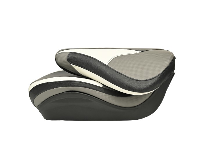 Судовое кресло для лодки  Sea-pro, чёрно-белое (аналог Attwood Centric X Tour), арт. sea-bw,          SEA-PRO 