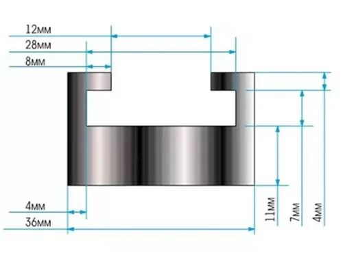Склизы для снегохода STELS Капитан S150L 124 см      , арт. 3419,          ЦЕНТРПЛАСТ 