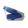 Кресло складное алюминиевое с мягкими накладками, синий/серый/белый, Skipper, SK75107BGW-ts 