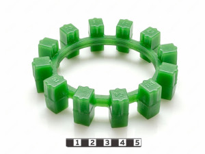 POLY-NORM 55 вставка муфты KTR, эластичная, K80/темно-зеленый, Эластомерное кольцо 12 зубьев, 33-99-9062-poly 
