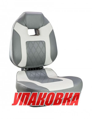 Кресло складное мягкое FISH PRO II с высокой спинкой, цвет черный/серый (упаковка из 6 шт.)