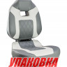 Кресло складное мягкое FISH PRO II с высокой спинкой, цвет черный/серый (упаковка из 6 шт.) 