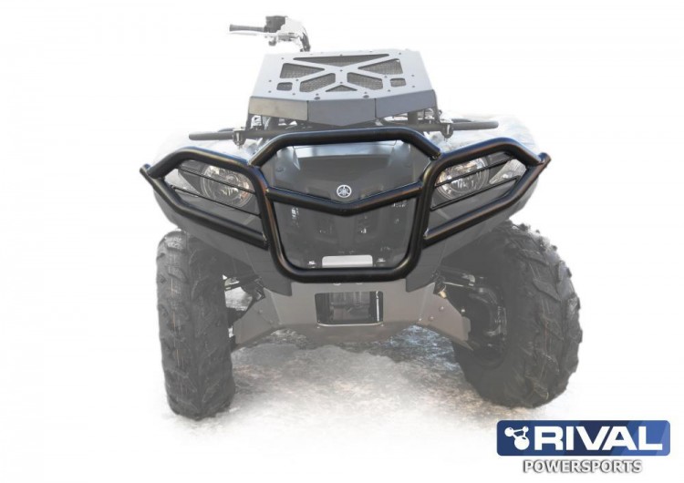 Yamaha Grizzly 700 Бампер передний (2011-2015) + крепления, арт. 444.7114.1-riv,          Rival 