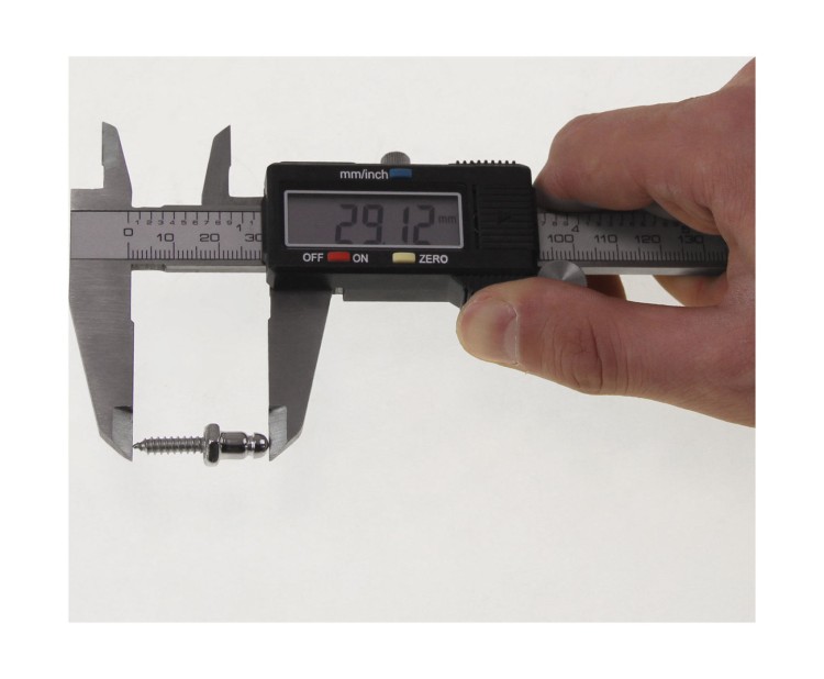 Ответная часть DOT для тентовой застежки на шурупе 15,88 мм, никелированная латунь, арт. 90X81636072A,          DOT 